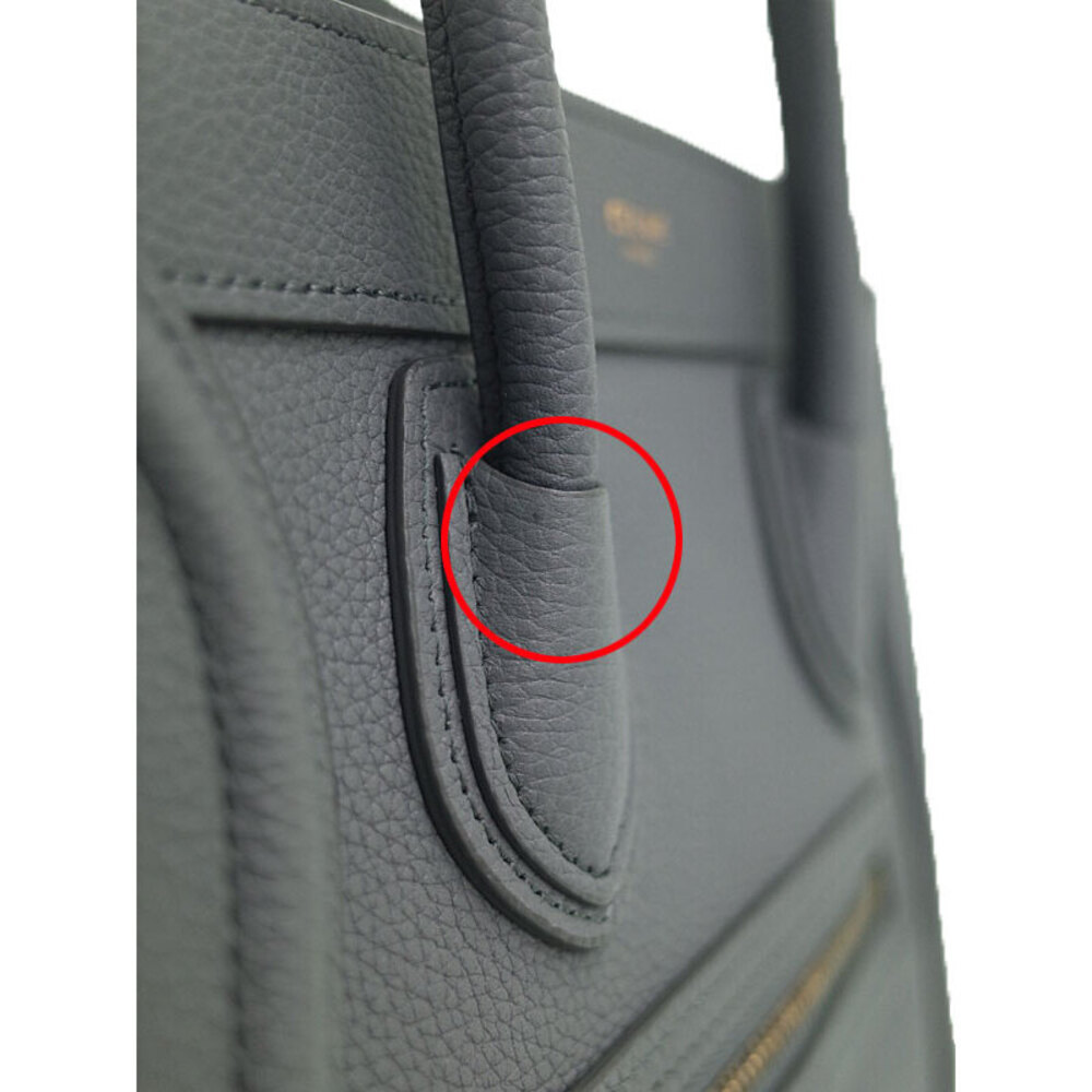 Celine Luggage Leather Shoulder Bag - Picture 8 of 9